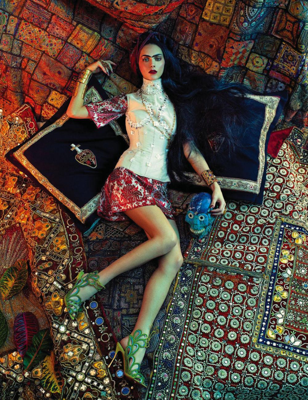 Agnes Sokolowska by Sandrine Dulermo and Michael Labica for Amica May 2013 3