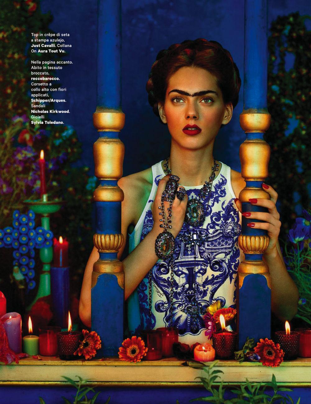Agnes Sokolowska by Sandrine Dulermo and Michael Labica for Amica May 2013 4
