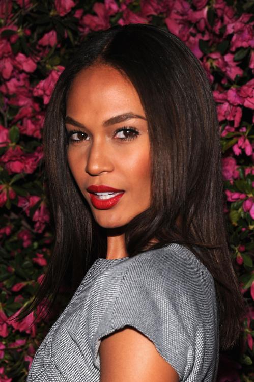 Joan Smalls arrives at the 2013 Chanel Tribeca Film...