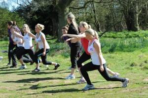 Lunges 300x199 Bloggers and Burpees at NO1 Bootcamp with Travel Supermarket 