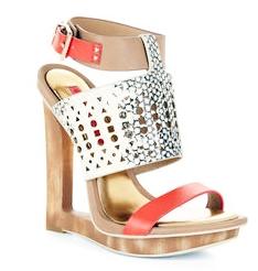 Shoe of the Day | BCBGMaxAzria Meteur Cutout Wooden Wedge Sandal