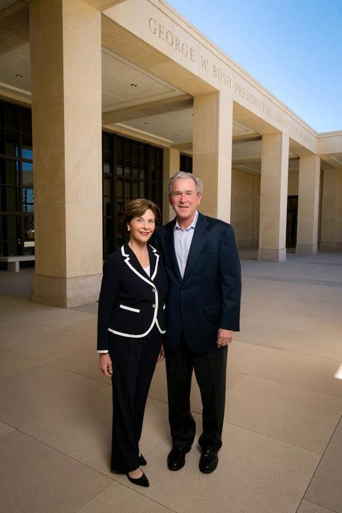 Photo: In one hour President and Mrs. Bush will commemorate the completion of the George W. Bush Presidential Center — home to the George W. Bush Presidential Library and Museum and the George W. Bush Institute. Watch LIVE http://bit.ly/15QfoDr