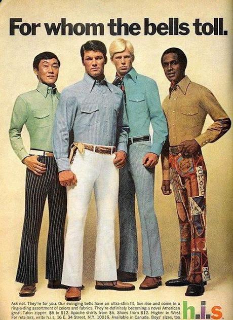 history of bell bottoms