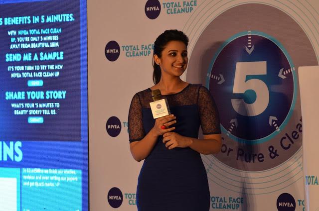 Get a free NIVEA pure effect Total Face Cleanup and win an evening with Parineeti Chopra!