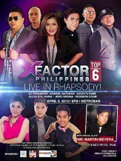 Upcoming Event: X Factor Philippines Top 6 Live in Rhapsody!
