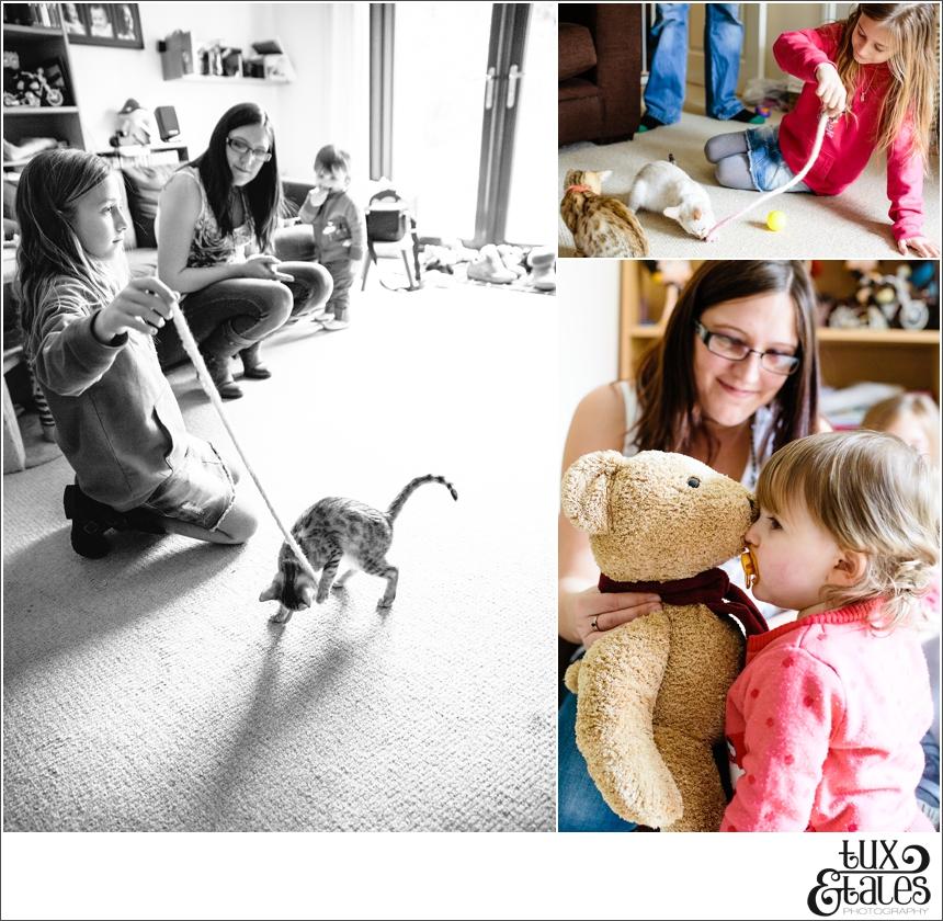 Kittehs! A Family Engagement Shoot in Milton Keynes