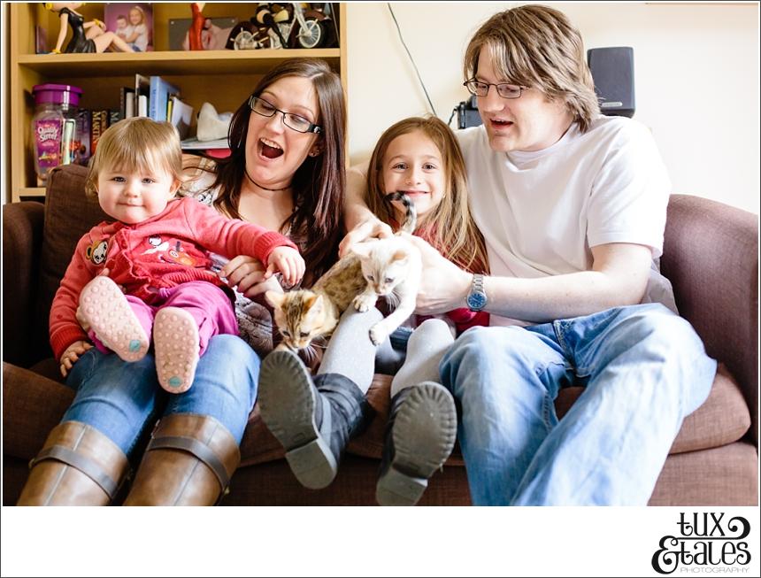 Kittehs! A Family Engagement Shoot in Milton Keynes