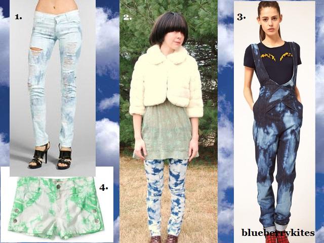 Trending Cloud Wash and Tie & Dye Denim