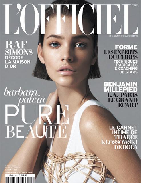 BARBARA PALVIN GRACES L’OFFICIEL PARIS MAY 2013 COVER IN DOLCE & GABBANA