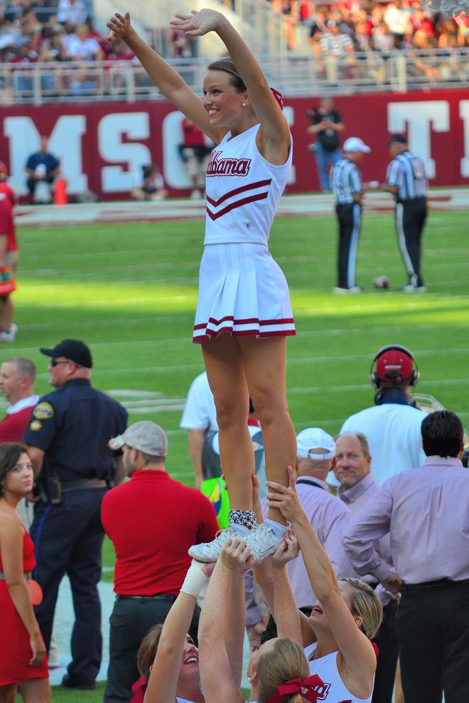 Alabama Cheerleaders Had Plenty of Reason to Cheer During the NFL Draft