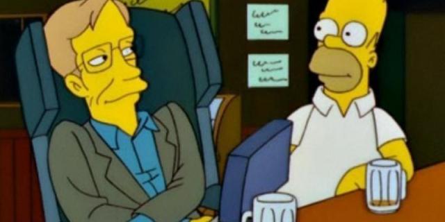 Simpsons Stephen Hawking