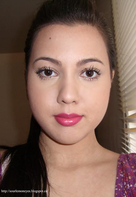 Spring FOTD Fresh Face and  Bright Lip Featuring the Revlon Lip Butter in Sweet Tart