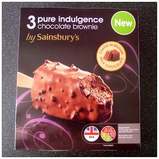 Sainsbury's Pure Indulgence Chocolate Brownie Ice Creams