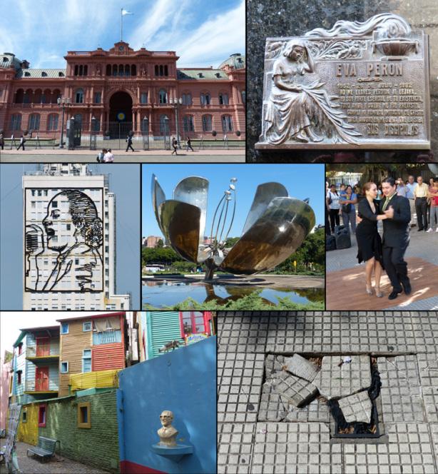 Photo collage of Buenos Aires highlights (photo credit: Mike Sohaskey)
