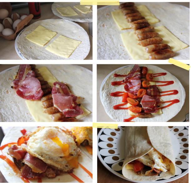 diy mcdonalds breakfast wrap brunch recipe