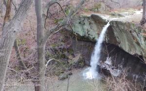 Williamsport Waterfall in Williamsport, Indiana