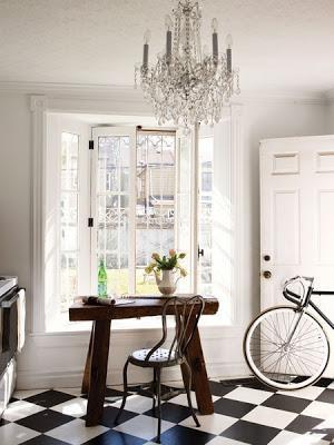 Crystal Chandeliers in Kitchens