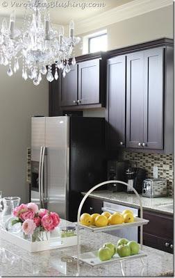 Crystal Chandeliers in Kitchens