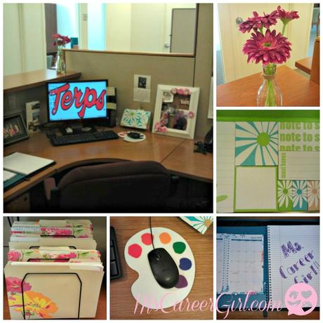 Give Your Work Space a Promotion! Desk Collage