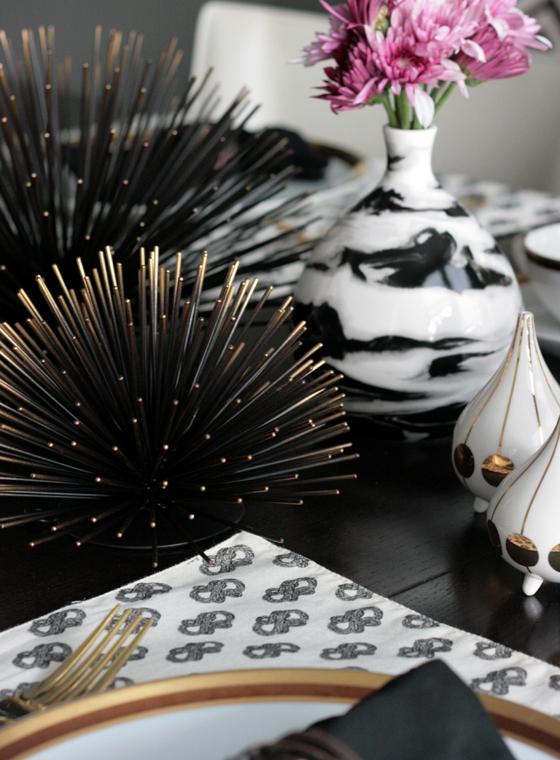 MY MODERN GLAM TABLE Get the Look with Stone Textile