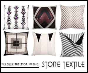 MY MODERN GLAM TABLE Get the Look with Stone Textile