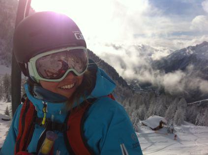 Ingrid Backstrom in Chamonix