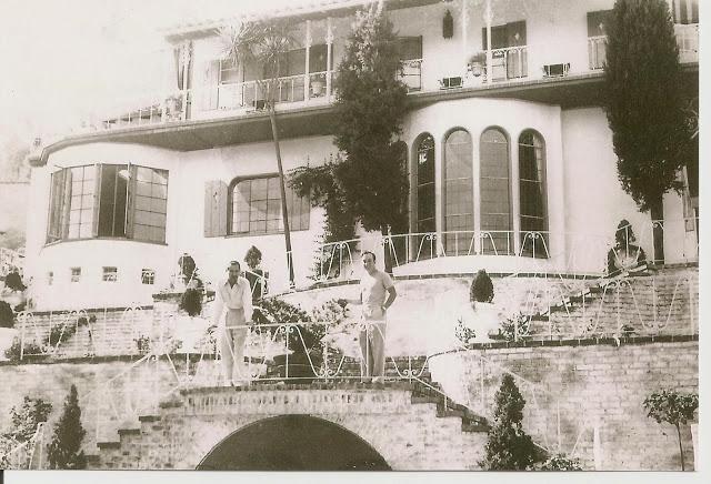 Newly discovered pictures and letters from the Villa Valentino in the Hollywood Hills during the 1940s