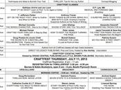 CRAFTFEST Schedule Posted