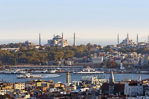 istanbul turkey detour cityscape