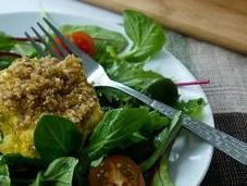 Crusted, Twice Baked, Cheddar Chive Soufflé