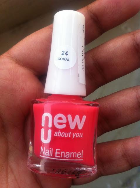 On My Nails Today - New U nail polish in Coral