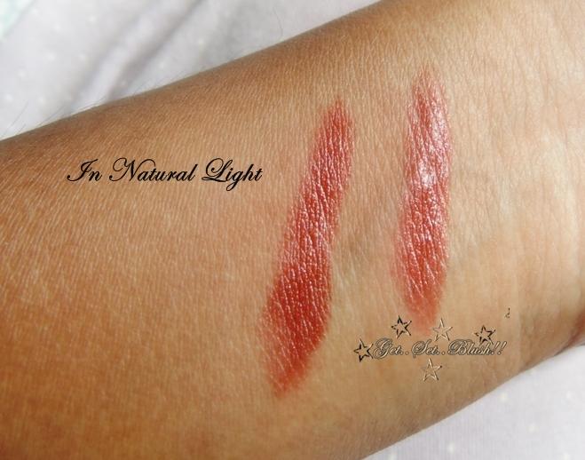 Colorbar Velvette Matte Lipstick in Love that Rust-Review,Swatch,On my lips