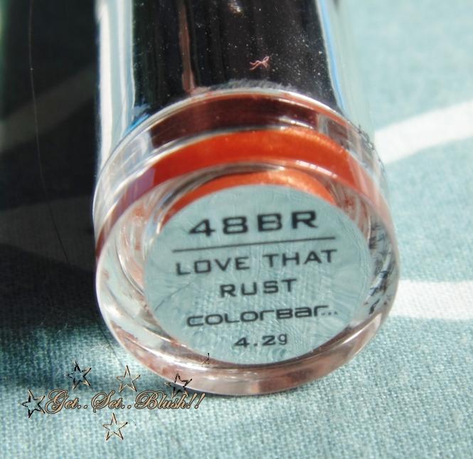 Colorbar Velvette Matte Lipstick in Love that Rust-Review,Swatch,On my lips