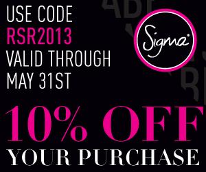 Sigma Coupon Code For The Month Of May!