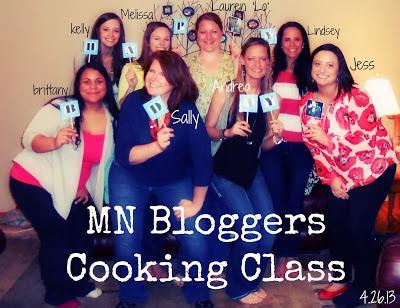 * MN Bloggers Cooking Class