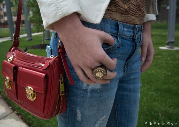 Ombre Highlights, Ombre Hairstyle, Ombre Inspiration, Hair by Charlie Dallas, Dallas Design District, Fashion Blogger, Personal Style Outfit, Ashley Aspinwall, H&M Jacket, Outfit Inspiration, Current Elliot Jeans, Red Marc Jacobs Bag, Jennifer Zeuner Lariat Necklace, Missoni For Target