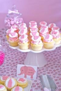 Pink Elephant Baby Shower