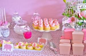 Pink Elephant Baby Shower