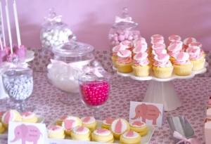 Pink Elephant Baby Shower