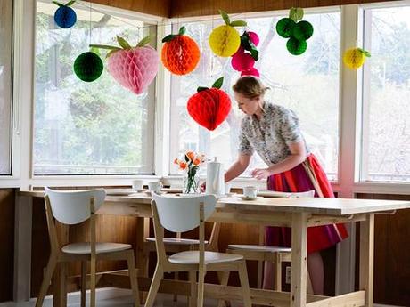 DIY Fruit tissue balls