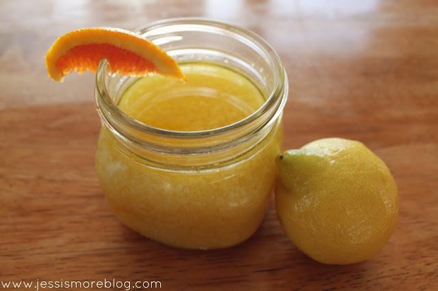 {DIY} Citrus Salt Scrub