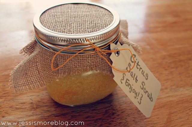 {DIY} Citrus Salt Scrub