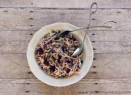 SPD: Broccoli Slaw With Yogurt Dressing