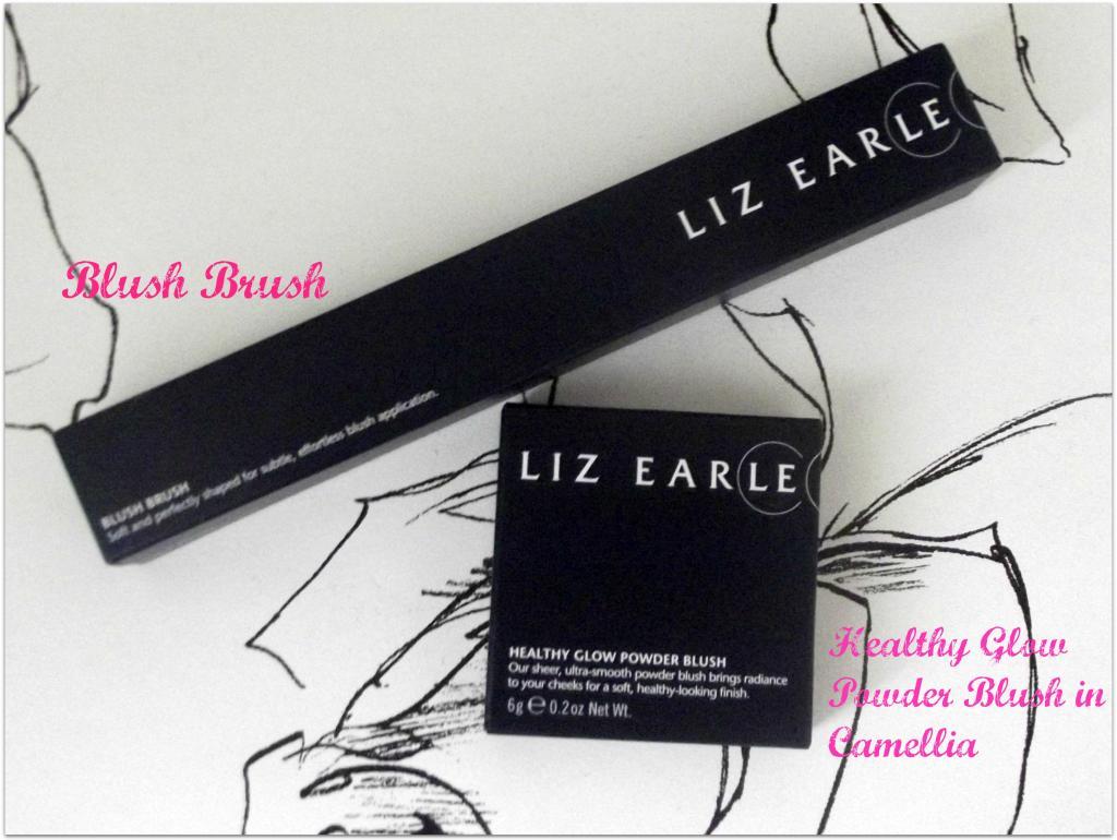 Liz Earle, Healthy Glow Powder Blush, Camellia, Liz Earle Blush Brush, Review