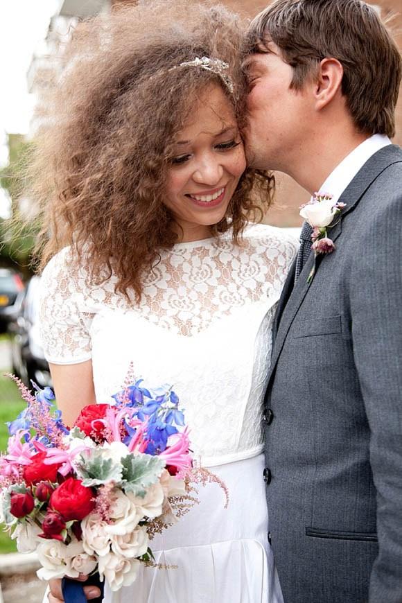 flower patterns wedding dress