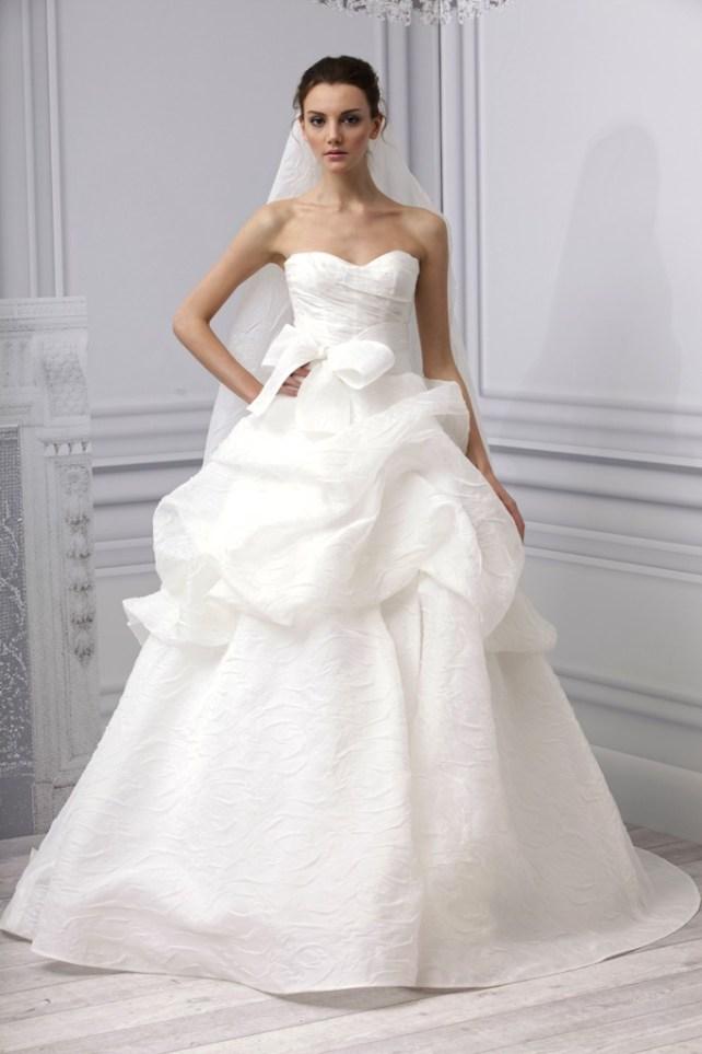 peplum wedding dress