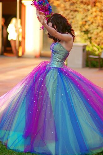 bold wedding dress