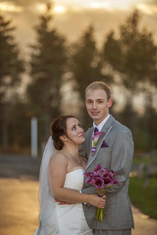 Purple Fall Wedding