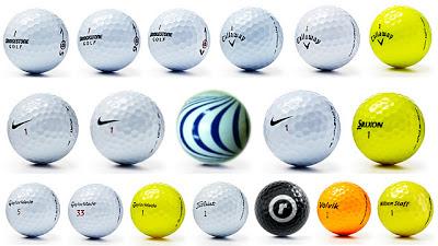 COLOURED GOLF BALLS