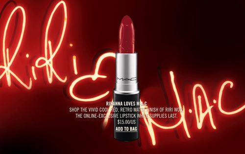 Rihanna’s Mac Lipstick ‘RiRi Woo’ drops...